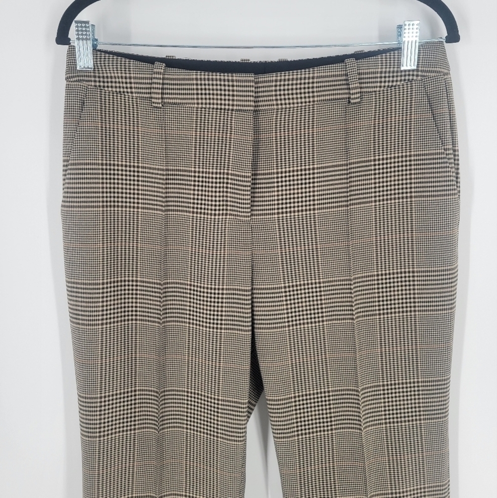Boss Hugo Boss Wool Women's Dress Pants Trousers Houndstooth Plaid Size M‎ 8 - Picture 2 of 4